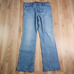 Levi Strauss Signature Stretch Mid Rise Bootcut Jeans Misses 12 Medium Blue‎ Y2K